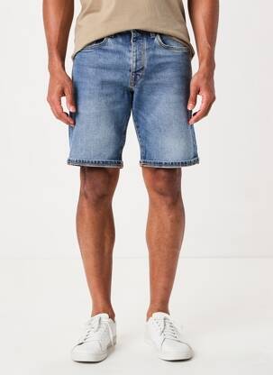 Bermudă țesătură denim mărime normală albastru SELECTED bărbat
