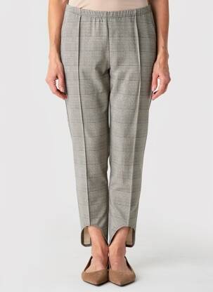 Pantalon 7/8 talie elastică mărime normală bej MERI & ESCA femeie