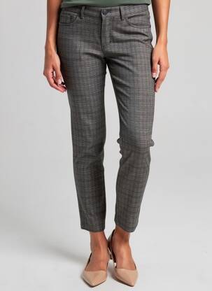 Pantalon slim elasticitate mărime normală negru LCDN femeie