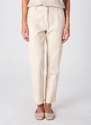 Pantalon chino elasticitate mărime normală bej LCDN femeie