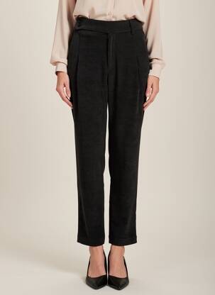 Pantalon chino elasticitate mărime normală negru MOLLY BRACKEN femeie