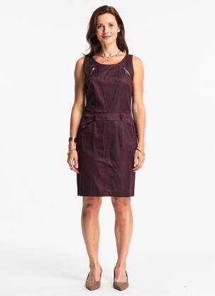 Rochie midi fără mâneci fără mâneci violet QUATTRO femeie