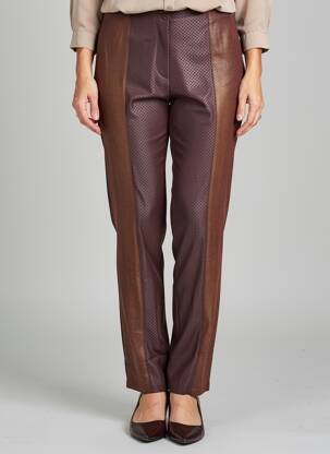 Pantalon slim mărime normală mărime normală violet FRANCE RIVOIRE femeie