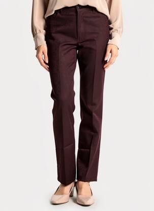 Pantalon slim mărime normală mărime normală violet QUATTRO femeie