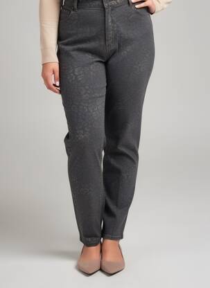Pantalon slim mărime normală mărime normală verde MERI & ESCA femeie