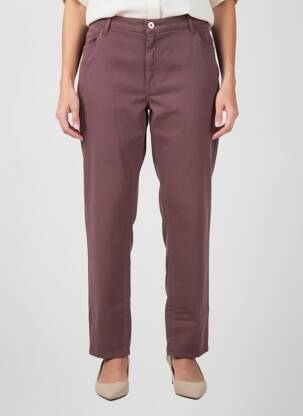 Pantalon slim mărime normală mărime normală violet GUY DUBOUIS femeie
