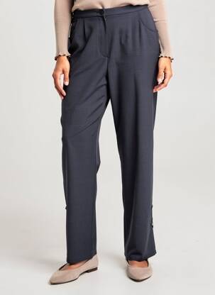 Pantalon drept elasticitate mărime normală albastru FRANCE RIVOIRE femeie