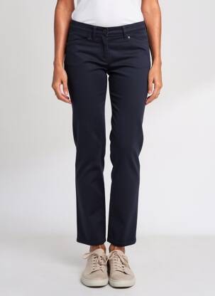 Pantalon drept elasticitate mărime normală albastru TONI femeie