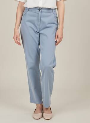 Pantalon drept elasticitate mărime normală albastru FUEGO WOMAN femeie
