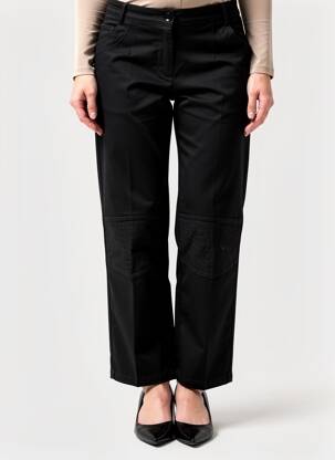 Pantalon drept elasticitate mărime normală negru ALL BEAUTIFUL femeie