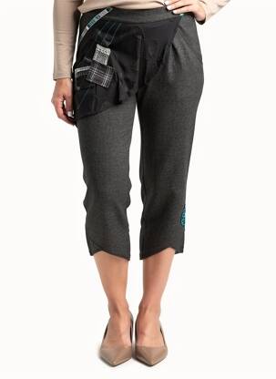 Pantalon trei sferturi croială dreaptă mărime normală negru ALL BEAUTIFUL femeie