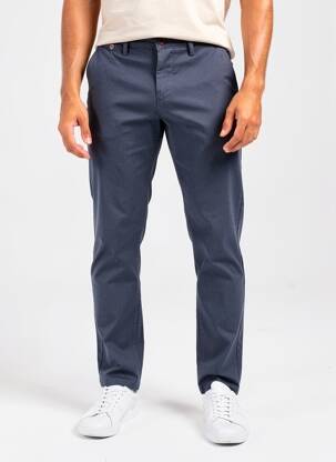 Pantalon chino elasticitate mărime normală albastru TIFFOSI bărbat