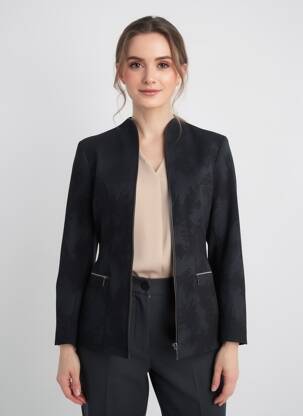 Jachete elegante buzunare negru PAUL BRIAL femeie