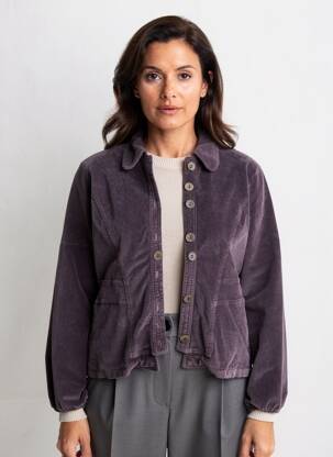 Jachete casual buzunare violet MAE MAHE femeie