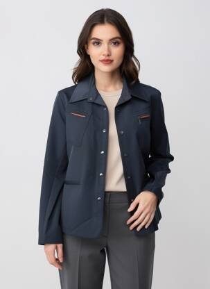 Jachete casual buzunare negru MITSOUKI femeie