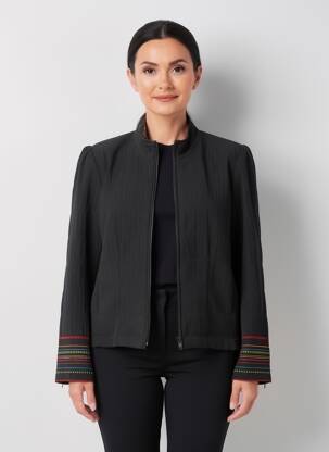 Jachete casual buzunare negru PAUL BRIAL femeie