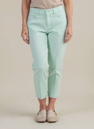 Pantalon 7/8 elasticitate mărime normală verde ANNA MONTANA femeie
