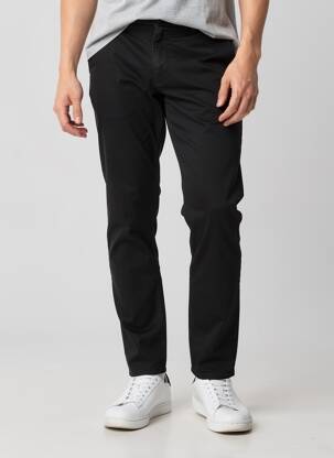 Pantalon chino elasticitate mărime normală negru SERGE BLANCO bărbat
