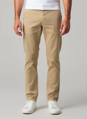 Pantalon chino elasticitate mărime normală verde SERGE BLANCO bărbat