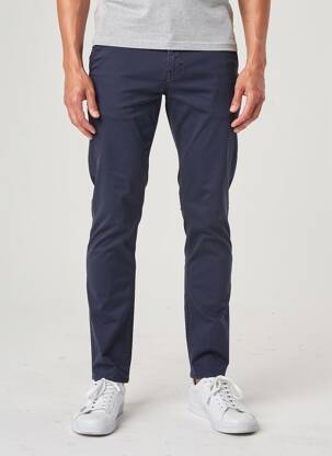 Pantalon chino elasticitate mărime normală albastru SERGE BLANCO bărbat
