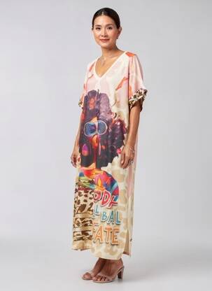 Rochie lungă mâneci scurte mâneci scurte roz NEW COLLECTION femeie
