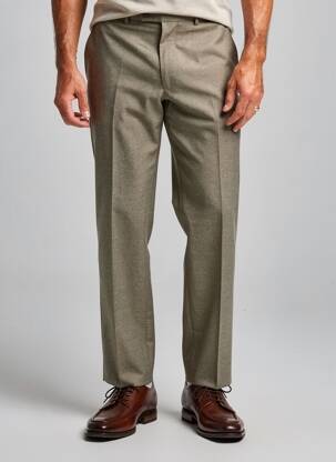 Pantalon drept țesătură melanj mărime normală gri MEXX bărbat