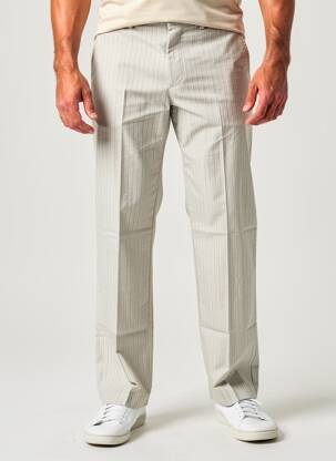 Pantalon drept țesătură poplin mărime normală gri MEXX bărbat
