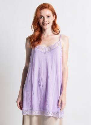 Top elasticitate bretele subțiri violet E&F femeie