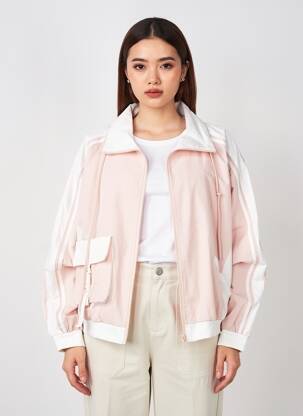 Jachete casual finisaj interior dublat roz MILLERA femeie