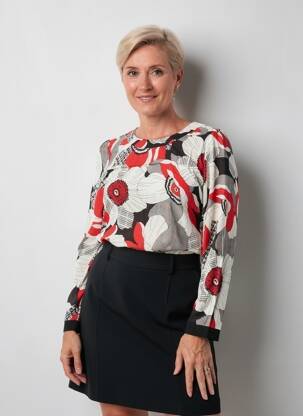 Bluză țesătură poplin mâneci lungi roșu MERI & ESCA femeie