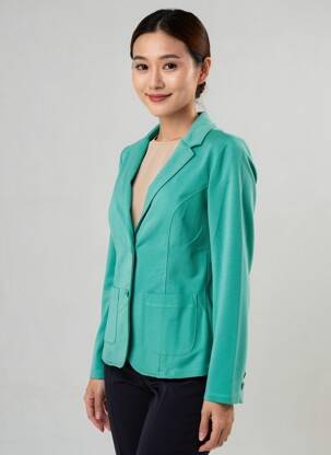 Sacou buzunare verde STREET ONE femeie