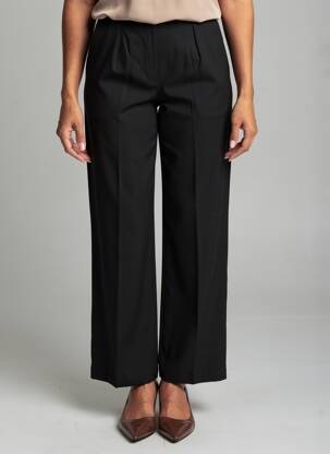 Pantalon drept elasticitate mărime normală negru LOLA ESPELETA femeie