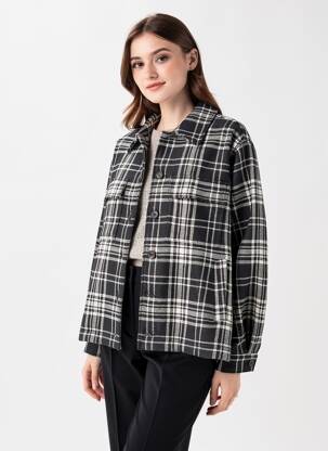 Jachete casual manșete cu nasturi și deschidere gri THE KOOPLES femeie