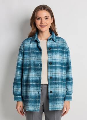 Jachete casual manșete cu nasturi și deschidere albastru THE KOOPLES femeie