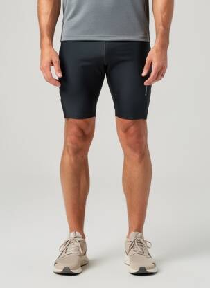 Pantalon de ciclism elasticitate mărime normală negru DAMART bărbat