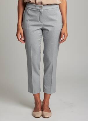 Pantalon 7/8 talie cu cleme mărime normală negru PERSONA BY MARINA RINALDI femeie