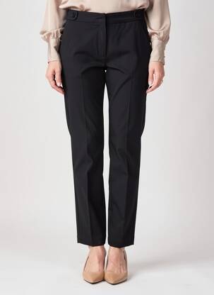 Pantalon chino închidere cu fermoar sub clapetă cu cârlig mărime normală negru GERARD DAREL femeie