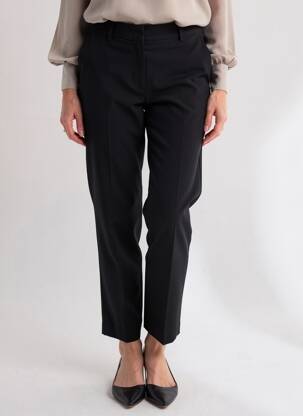 Pantalon chino închidere cu fermoar sub clapetă cu cârlig mărime normală albastru GERARD DAREL femeie