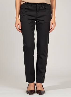 Pantalon slim elasticitate mărime normală negru LCDN femeie