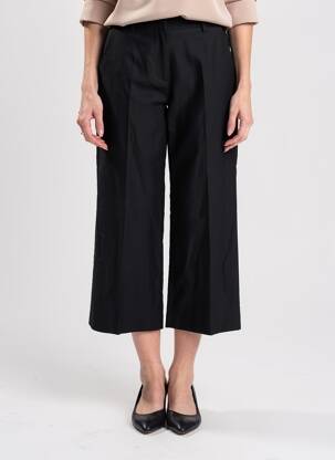 Pantalon 7/8 talie înaltă talie înaltă negru WEEKEND MAXMARA femeie