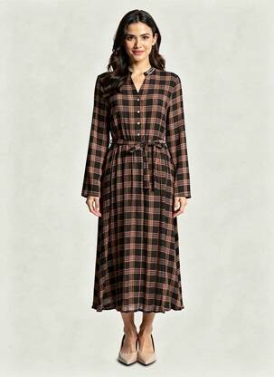 Rochie lungă mâneci lungi mâneci lungi negru LA FEE MARABOUTEE femeie