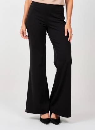 Pantalon evazat elasticitate talie înaltă negru PINKO femeie