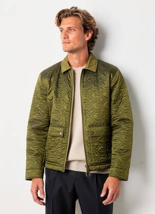 Jachete casual finisaj interior dublat verde GUESS bărbat