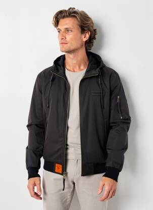 Geacă buzunare negru BOMBERS bărbat