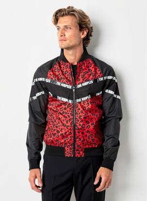 Jachetă vânt strânsă pe partea de jos fără glugă negru THE KOOPLES bărbat