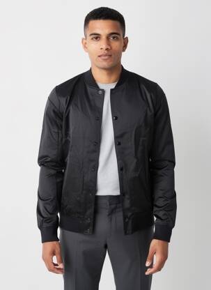 Jachete casual strânsă pe partea de jos negru THE KOOPLES bărbat
