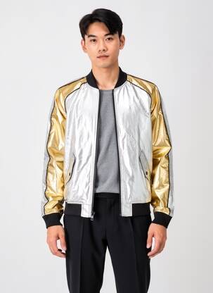 Geacă buzunare argintiu THE KOOPLES bărbat