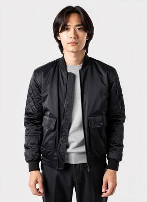 Geacă buzunare negru THE KOOPLES bărbat