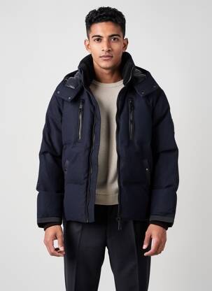 Geacă matlasată mâneci lungi cu glugă albastru THE KOOPLES bărbat