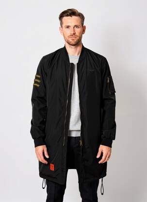 Geacă buzunare negru BOMBERS bărbat
